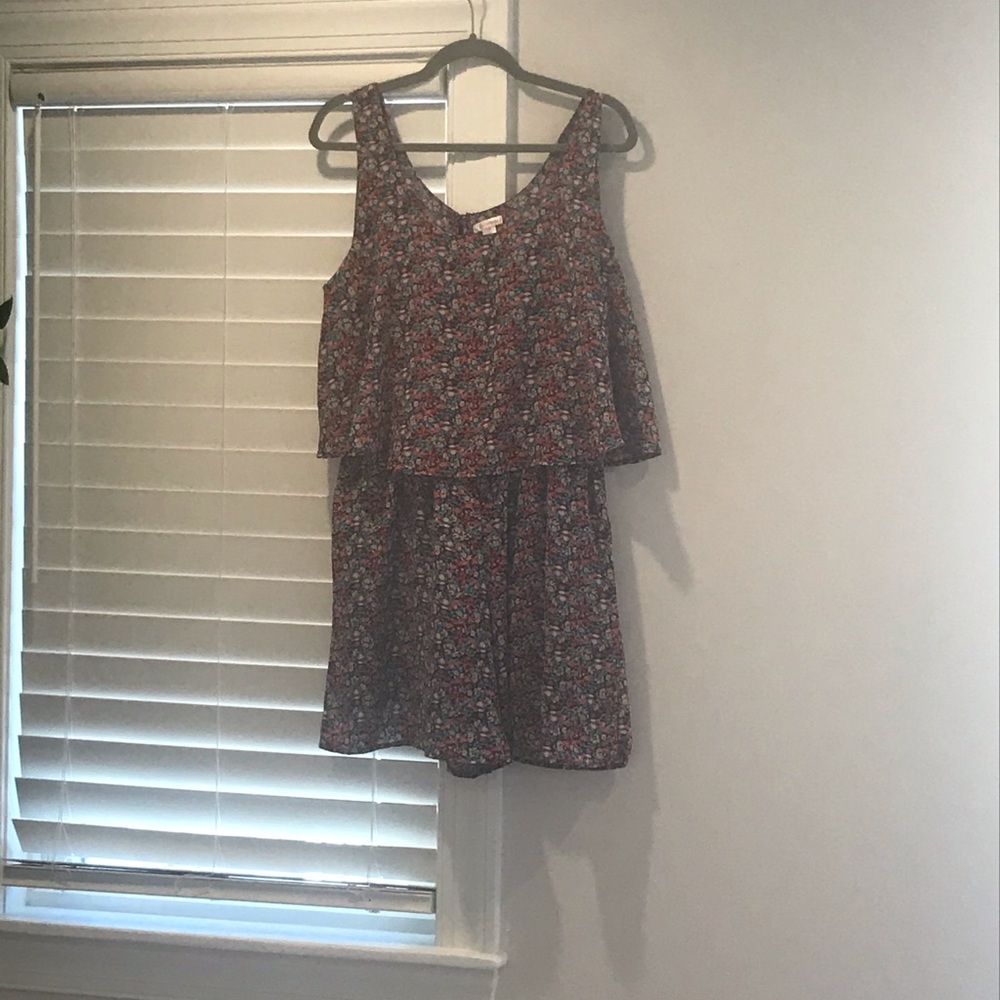 Xhilaration Bright Floral Romper
